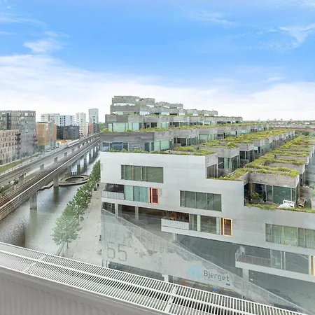 公寓 Modern Flat With Amazing Views And Rooftop 哥本哈根