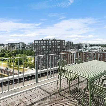 公寓 Modern Flat With Amazing Views And Rooftop 哥本哈根