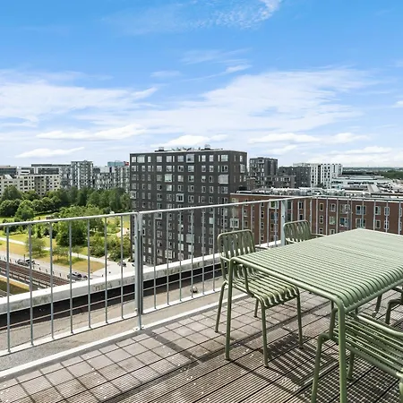 Lägenhet Modern Flat With Amazing Views And Rooftop Köpenhamn