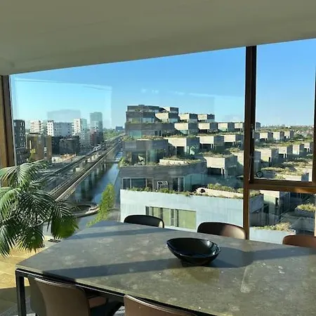 شقة Modern Flat With Amazing Views And Rooftop *